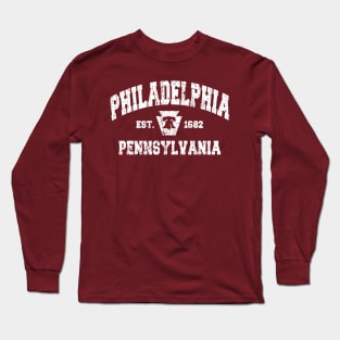 Vintage Philadelphia PA Liberty Bell Keystone State Classic Long Sleeve T-Shirt